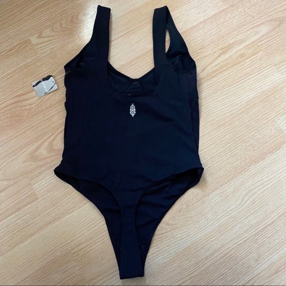 NWT Free People Black Heart of Gold Leotard Small - Picture 5 of 10